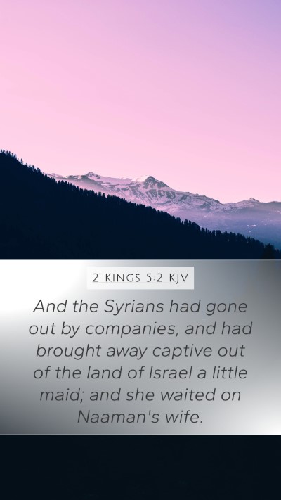 2 Kings 5:2 KJV Bible Verse Image