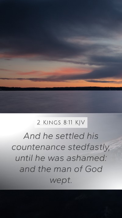 2 Kings 8:11 KJV Bible Verse Image