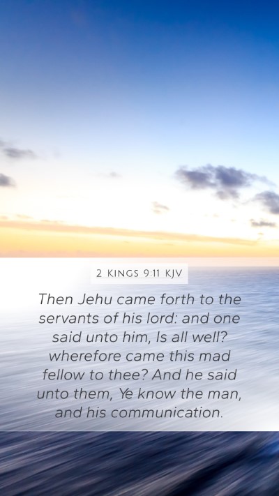 2 Kings 9:11 KJV Bible Verse Image