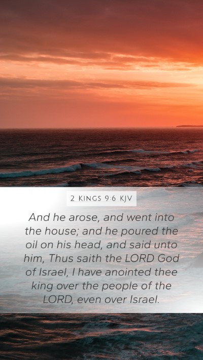 2 Kings 9:6 KJV Bible Verse Image