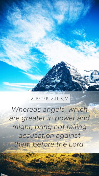 2 Peter 2:11 KJV Bible Verse Image