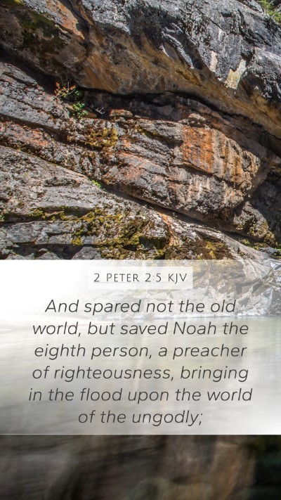 2 Peter 2:5 KJV Bible Verse Image