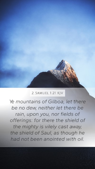 2 Samuel 1:21 KJV Bible Verse Image