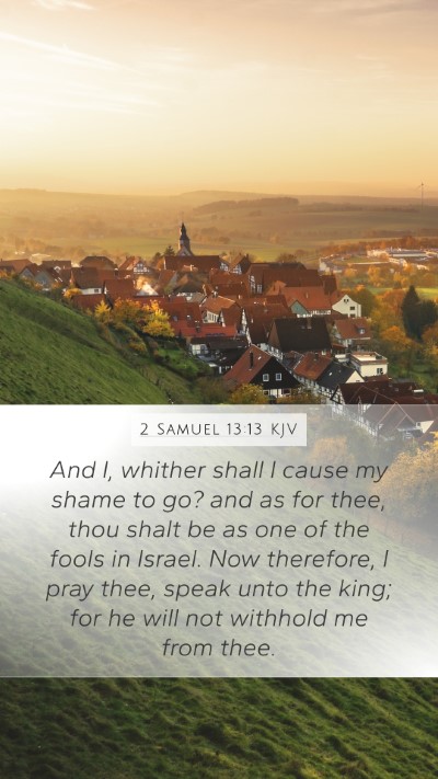 2 Samuel 13:13 KJV Bible Verse Image