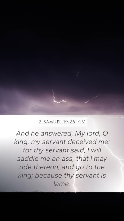 2 Samuel 19:26 KJV Bible Verse Image