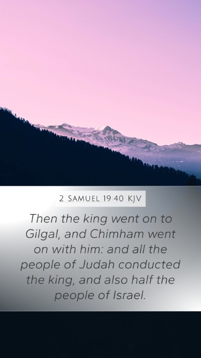 2 Samuel 19:40 KJV Bible Verse Image