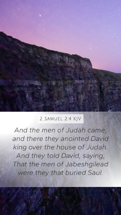 2 Samuel 2:4 KJV Bible Verse Image