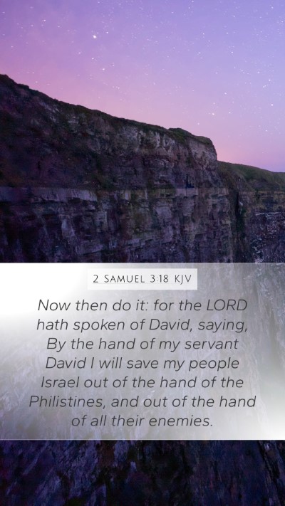 2 Samuel 3:18 KJV Bible Verse Image