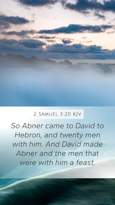 2 Samuel 3:20 KJV Bible Verse Image