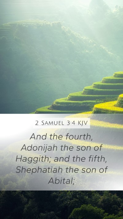 2 Samuel 3:4 KJV Bible Verse Image