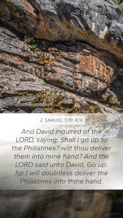 2 Samuel 5:19 KJV Bible Verse Image