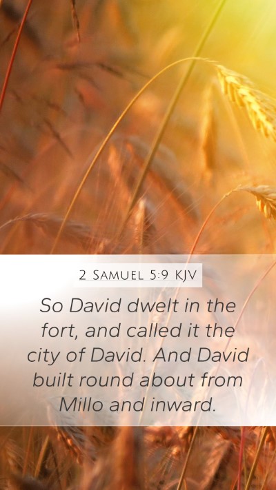 2 Samuel 5:9 KJV Bible Verse Image