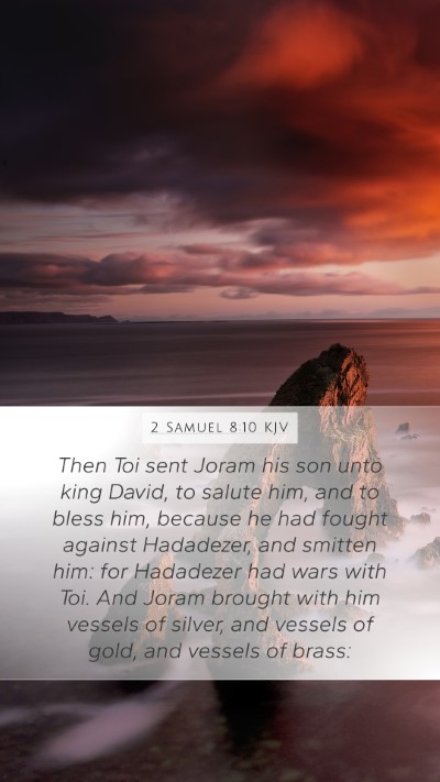 2 Samuel 8:10 KJV Bible Verse Image