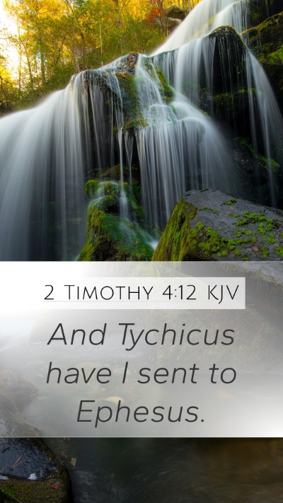 2 Timothy 4:12 KJV Bible Verse Image