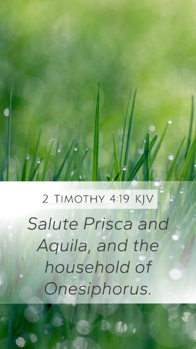 2 Timothy 4:19 KJV Bible Verse Image