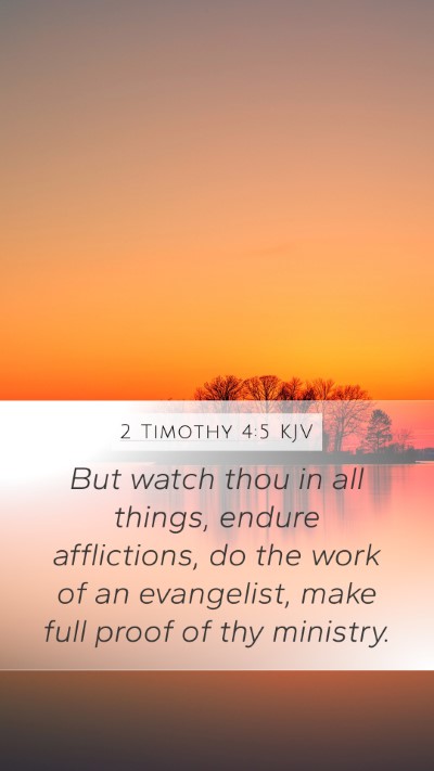 2 Timothy 4:5 KJV Bible Verse Image