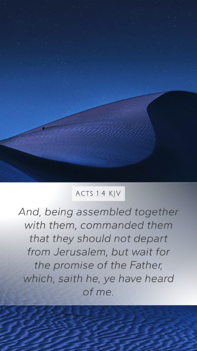 Acts 1:4 KJV Bible Verse Image