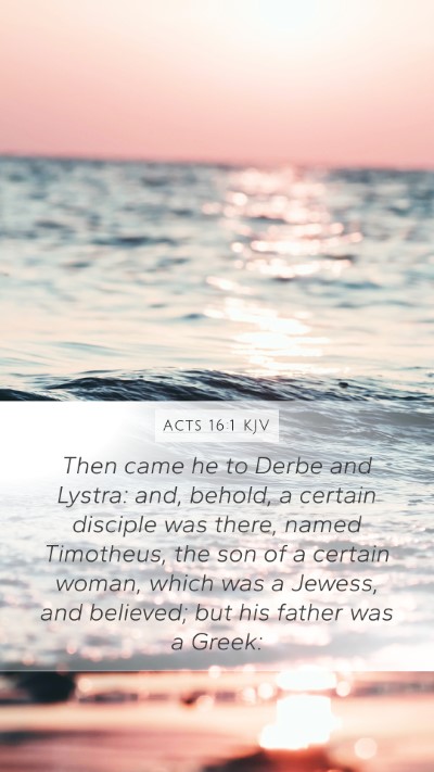 Acts 16:1 KJV Bible Verse Image