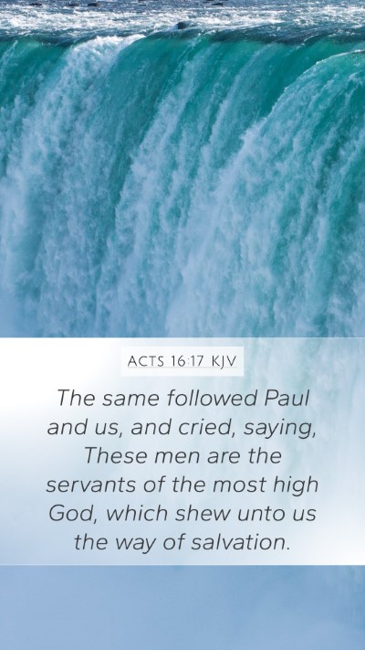 Acts 16:17 KJV Bible Verse Image