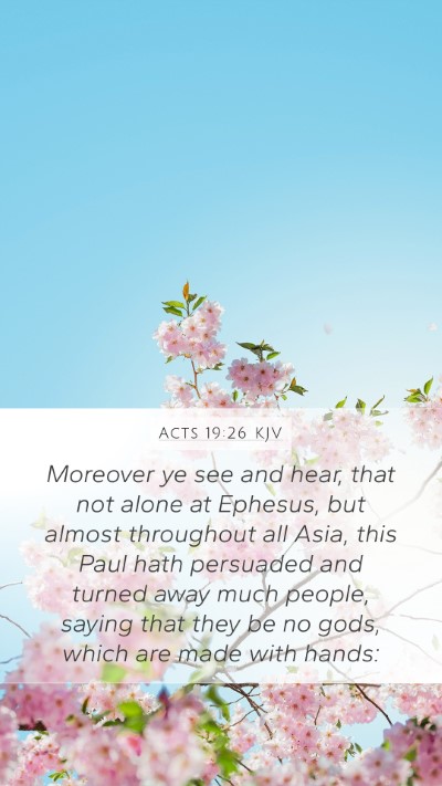 Acts 19:26 KJV Bible Verse Image