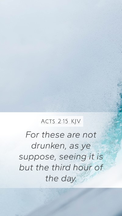 Acts 2:15 KJV Bible Verse Image