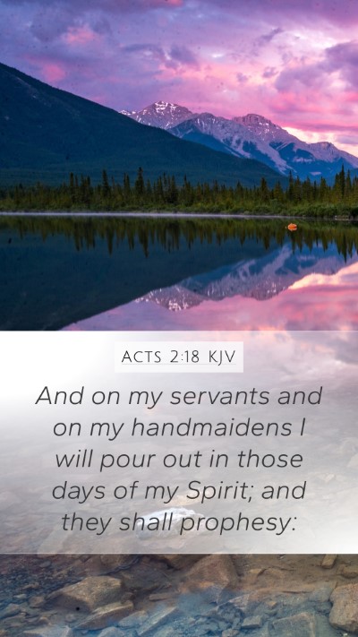 Acts 2:18 KJV Bible Verse Image