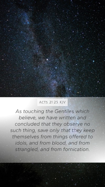 Acts 21:25 KJV Bible Verse Image