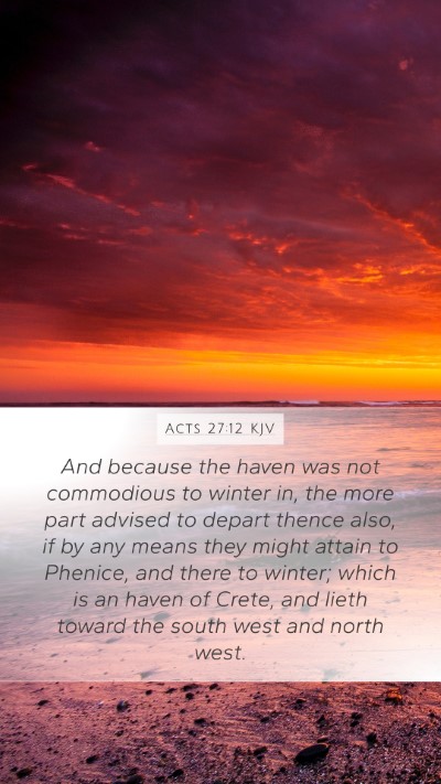 Acts 27:12 KJV Bible Verse Image