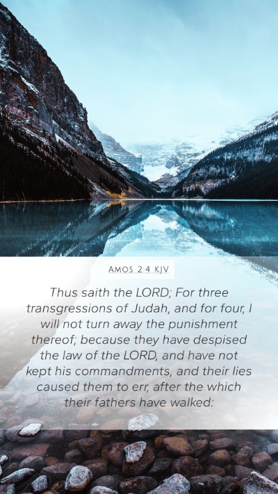 Amos 2:4 KJV Bible Verse Image
