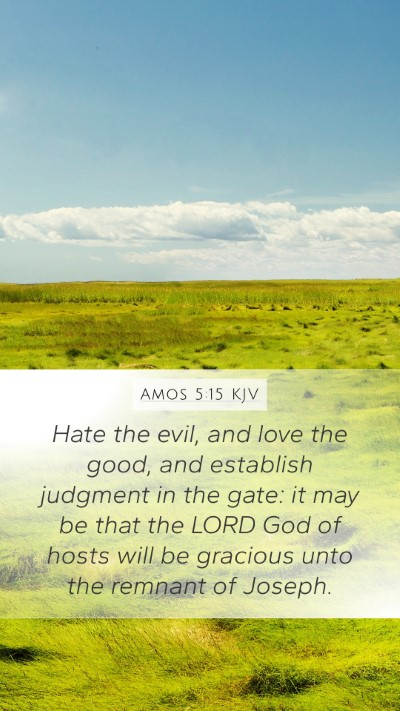 Amos 5:15 KJV Bible Verse Image
