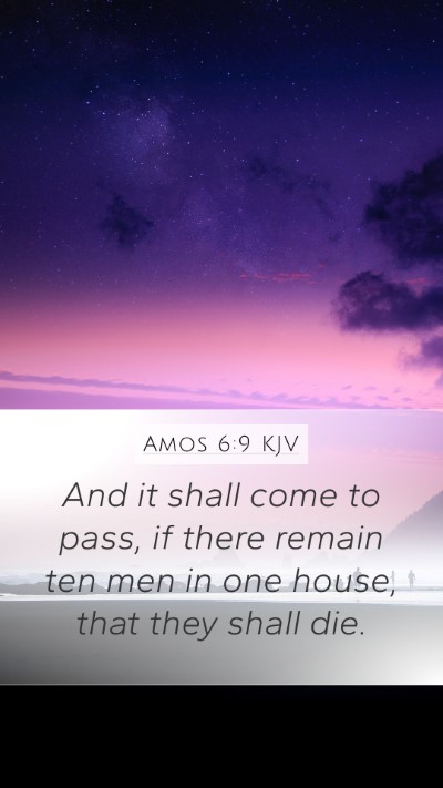Amos 6:9 KJV Bible Verse Image