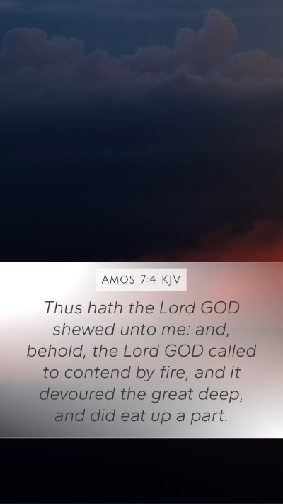 Amos 7:4 KJV Bible Verse Image