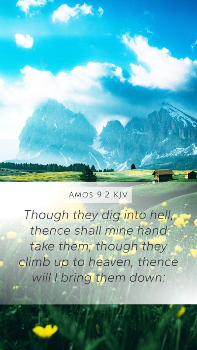 Amos 9:2 KJV Bible Verse Image
