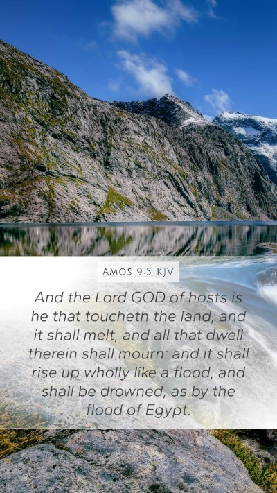 Amos 9:5 KJV Bible Verse Image