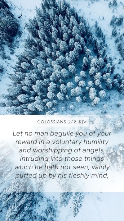 Colossians 2:18 KJV Bible Verse Image