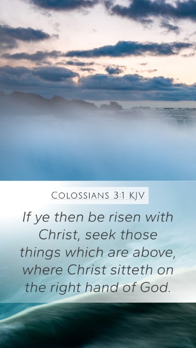 Colossians 3:1 KJV Bible Verse Image