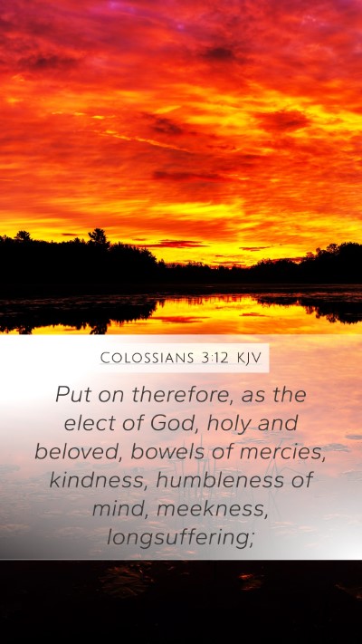 Colossians 3:12 KJV Bible Verse Image