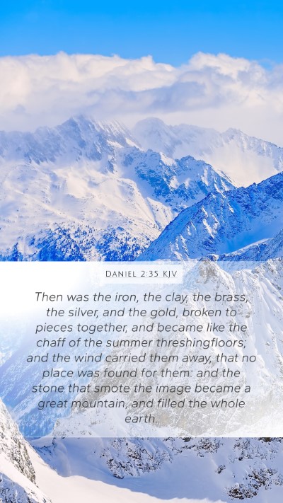 Daniel 2:35 KJV Bible Verse Image