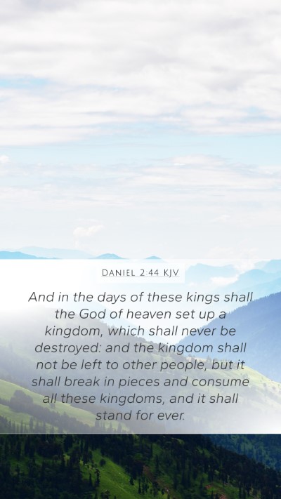 Daniel 2:44 KJV Bible Verse Image