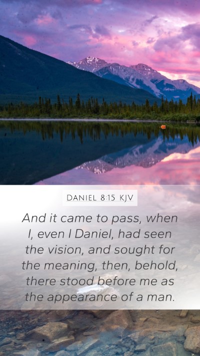 Daniel 8:15 KJV Bible Verse Image