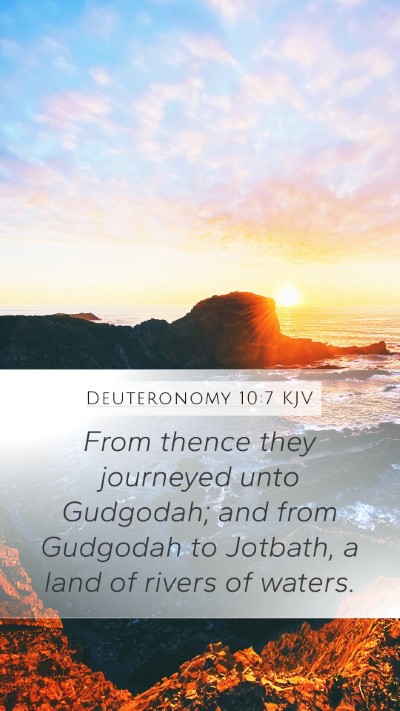 Deuteronomy 10:7 KJV Bible Verse Image