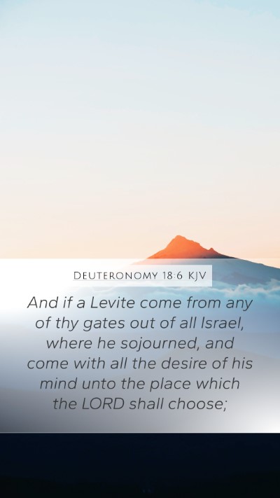 Deuteronomy 18:6 KJV Bible Verse Image