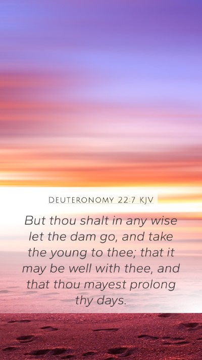 Deuteronomy 22:7 KJV Bible Verse Image