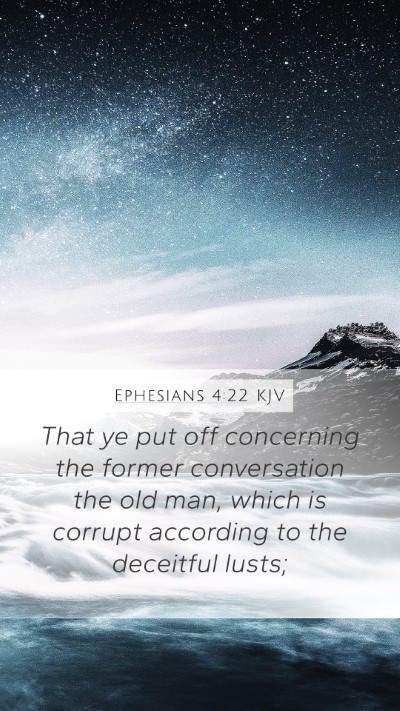 Ephesians 4:22 KJV Bible Verse Image