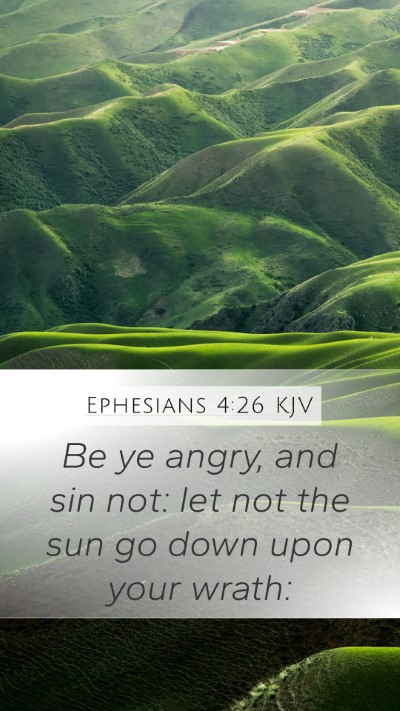 Ephesians 4:26 KJV Bible Verse Image