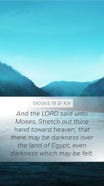 Exodus 10:21 KJV Bible Verse Image