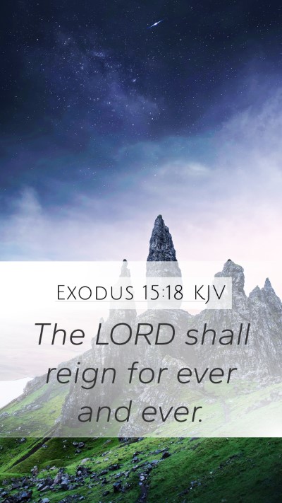 Exodus 15:18 KJV Bible Verse Image