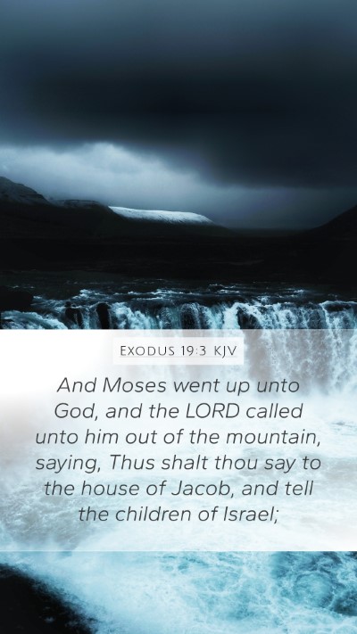 Exodus 19:3 KJV Bible Verse Image