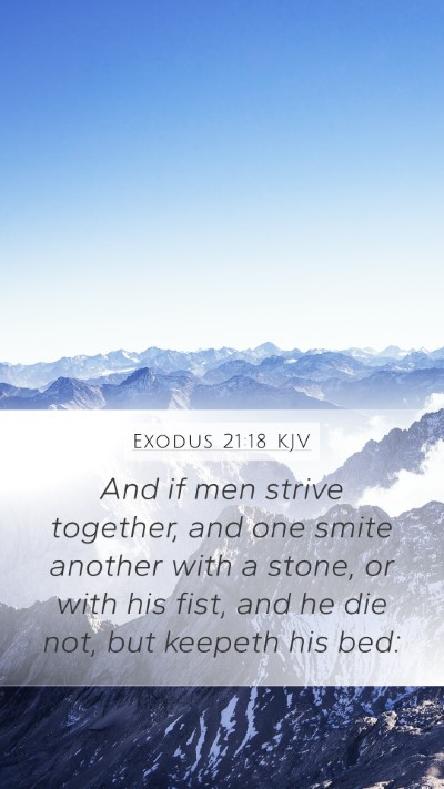 Exodus 21:18 KJV Bible Verse Image