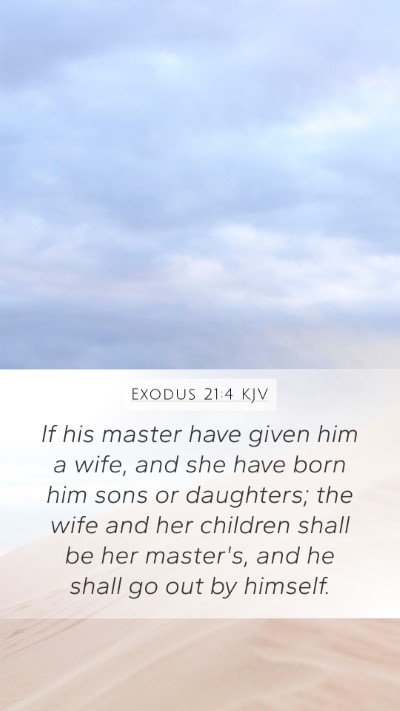 Exodus 21:4 KJV Bible Verse Image
